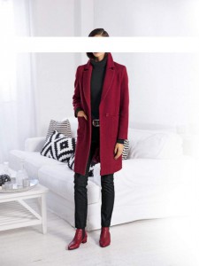 Designer-Wollmantel